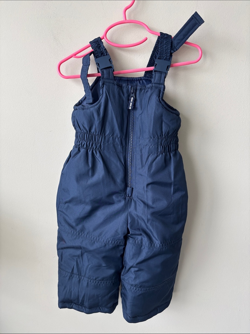 Kids Navy Snow Bib Overalls 12 months old